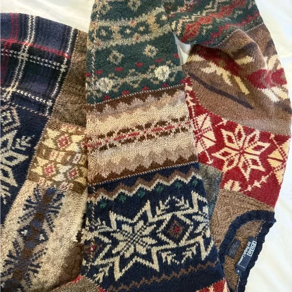 Ralph Lauren Patchwork Crewneck Sweater - Multicolor - Picture 4 of 6